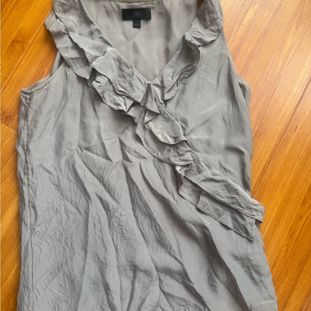Ruffled Sleeveless Top